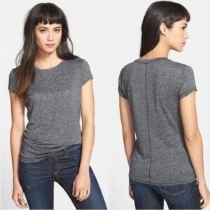 Rag & Bone The Classic Tee in Space Dye Gray Size Small